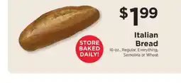 ShopRite Italian Bread offer