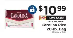 ShopRite Carolina Rice 20-lb. Bag offer
