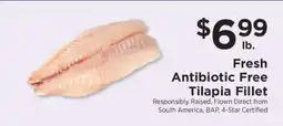 ShopRite Fresh Antibiotic Free Tilapia Fillet offer