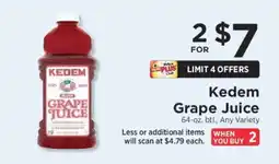 ShopRite Kedem Grape Juice offer