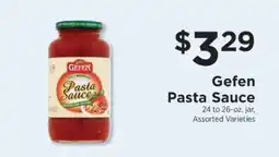 ShopRite Gefen Pasta Sauce offer