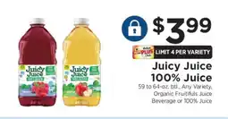 ShopRite Juicy Juice 100% Juice offer