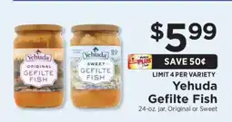ShopRite Yehuda Gefilte Fish offer