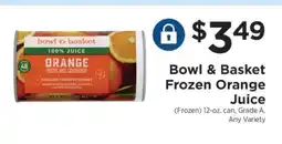 ShopRite Bowl & Basket Frozen Orange Juice offer