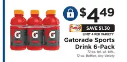 ShopRite Gatorade Sports Drink 6-Pack offer