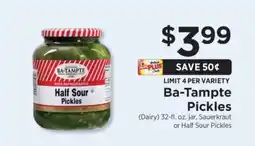 ShopRite Ba-tampte Pickles offer