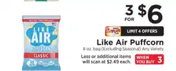 ShopRite Like Air Puffcorn offer