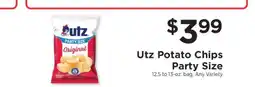 ShopRite Utz Potato Chips Party Size offer