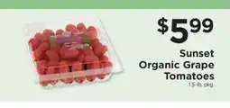 ShopRite Sunset Organic Grape Tomatoes offer