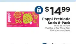 ShopRite Poppi Prebiotic Soda 8-Pack offer