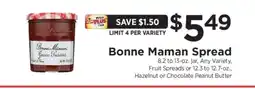 ShopRite Bonne Maman Spread offer