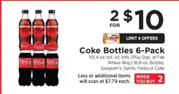 ShopRite Coke Bottles 6-Pack offer
