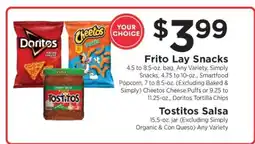 ShopRite Frito Lay Snacks offer