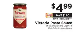 ShopRite Victoria Pasta Sauce offer