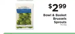 ShopRite Bowl & Basket Brussels Sprouts offer