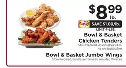 ShopRite Bowl & Basket Chicken Tenders offer