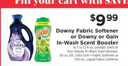 ShopRite Downy Fabric Softener or Downy or Gain In-Wash Scent Booster offer