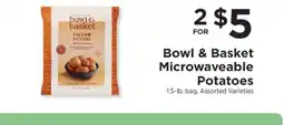 ShopRite Bowl & Basket Microwaveable Potatoes offer