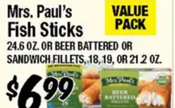 Western Beef Mrs. Paul's Fish Sticks offer