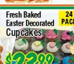 Western Beef Fresh Baked Easter Decorated Cupcakes offer