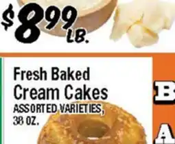 Western Beef Fresh Baked Cream Cakes offer