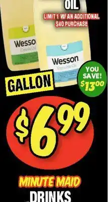 Western Beef WESSON OIL offer