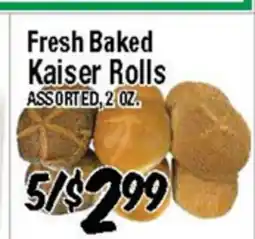 Western Beef Fresh Baked Kaiser Rolls offer