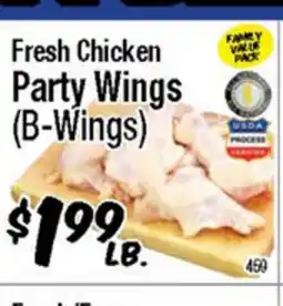 Western Beef Fresh Chicken Party Wings (B-Wings) offer