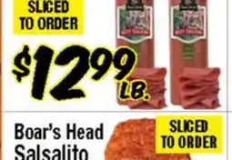 Western Beef Boar's Head Salsalito offer
