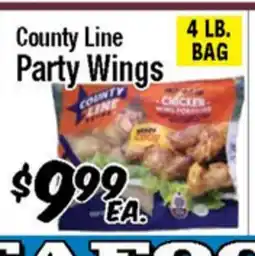 Western Beef County Line Party Wings offer