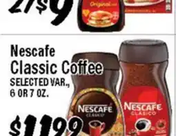 Western Beef Nescafe Classic Coffee offer