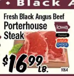 Western Beef Fresh Black Angus Beef Porterhouse Steak offer