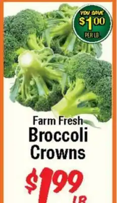 Western Beef Farm Fresh Broccoli Crowns offer
