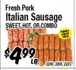 Western Beef Fresh Pork Italian Sausage offer