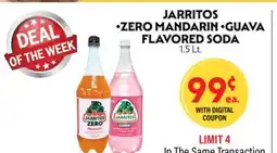 La Chiquita Food Market JARritos •ZERO MANDARIN •GUAVA FLAVORED SODA offer