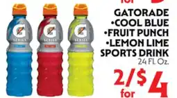 La Chiquita Food Market GATORADE •COOL BLUE •FRUIT PUNCH •LEMON LIME SPORTS DRINK offer