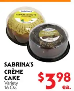 La Chiquita Food Market SABRINA'S CRÈME CAKE offer