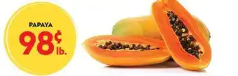 La Chiquita Food Market PAPAYA offer