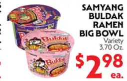 La Chiquita Food Market SAMYANG BULDAK RAMEN BIG BOWL offer