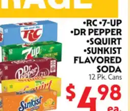 La Chiquita Food Market •RC •7-UP •DR PEPPER •SQUIRT •SUNKIST FLAVORED SODA offer