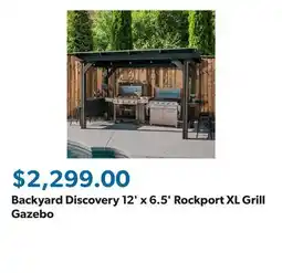 Sam's Club Backyard Discovery 12' x 6.5' Rockport XL Grill Gazebo offer