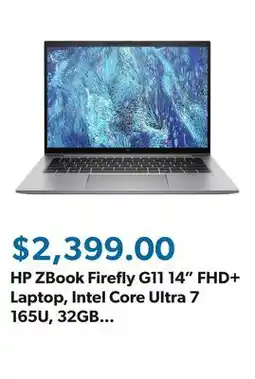 Sam's Club HP ZBook Firefly G11 14 FHD+ Laptop, Intel Core Ultra 7 165U, 32GB RAM, 1TB SSD, Windows 11 Pro offer