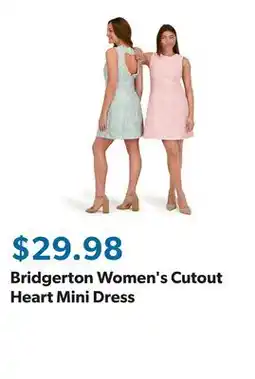 Sam's Club Bridgerton Women's Cutout Heart Mini Dress offer