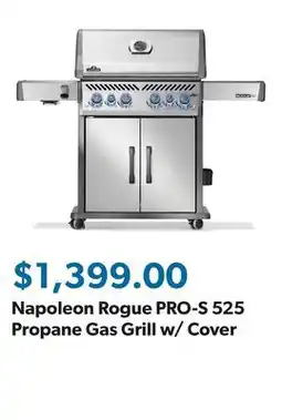 Sam's Club Napoleon Rogue PRO-S 525 Propane Gas Grill w/ Cover offer