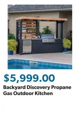 Sam's Club Backyard Discovery Propane Gas Outdoor Kitchen offer