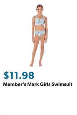 Sam's Club Member's Mark Girls Swimsuit offer