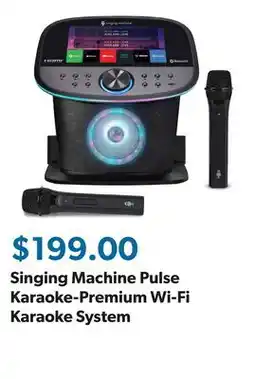 Sam's Club Singing Machine Pulse Karaoke-Premium Wi-Fi Karaoke System offer