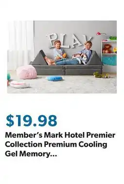Sam's Club Member's Mark Hotel Premier Collection Premium Cooling Gel Memory Foam Pillow, Assorted Sizes offer