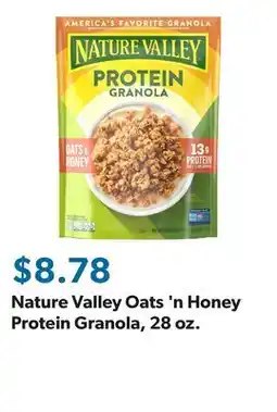 Sam's Club Nature Valley Oats 'n Honey Protein Granola, 28 oz offer