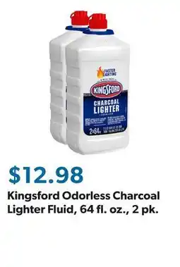 Sam's Club Kingsford Odorless Charcoal Lighter Fluid, 64 fl. oz., 2 pk offer